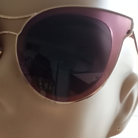 MCM Women's Sunglasses - Brown Lens Shiny Rose Metal Frame | MCM139SA 784 NEW - Picture 6 of 11